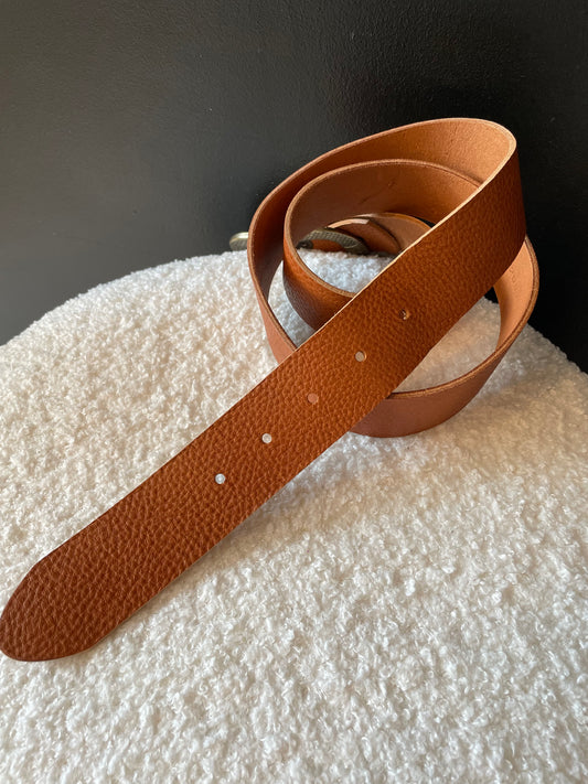 Ceinture cuir cognac  La Maison de Tadig